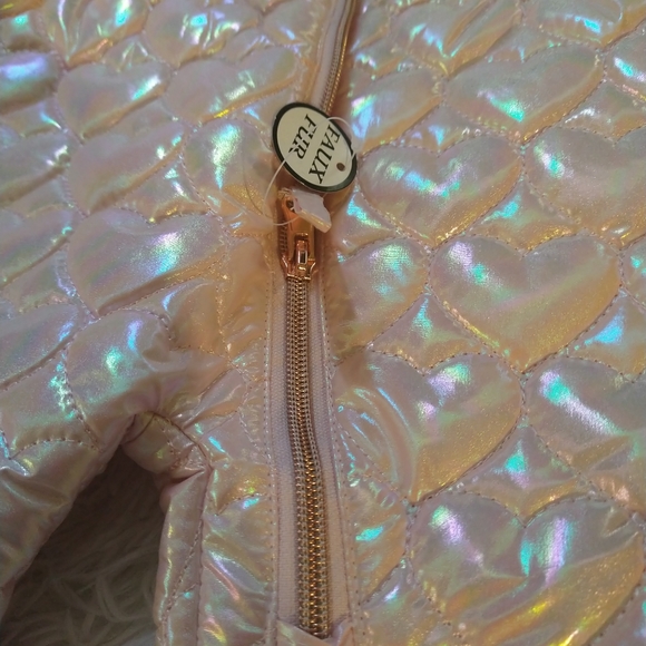 S. Rothschild Baby Girls Faux Fur Trim pram pink - Picture 7 of 13